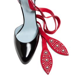 Valentino Garavani Escarpins Foliefoliage 85 Mm - Noir