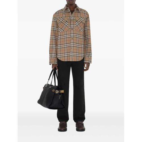 Burberry Chemise À Carreaux - Tons Neutres