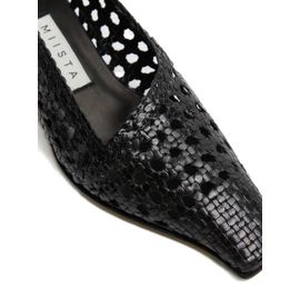 Miista Escarpins Gisla 35 Mm À Bout Carré - Noir