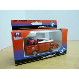 Camion De Pompiers Saviem SM 240 1/43 - Citerne Grande Capacité - Modèle Réduit Hachette