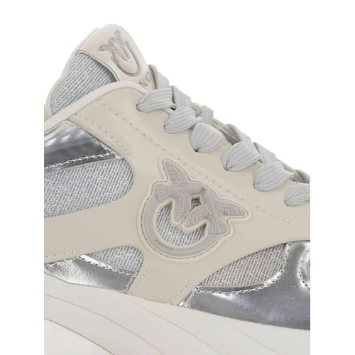 Pinko Baskets Ariel À Fini Miroir - Gris