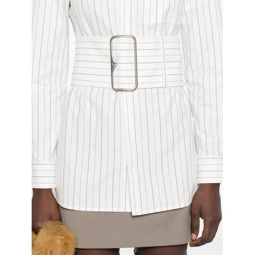 Burberry Chemise En Coton À Rayures - Blanc
