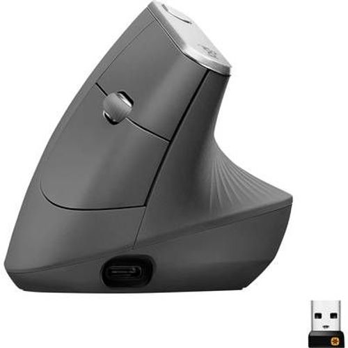 Logitech MX Vertical Souris sans fil optique ergonomique noir, argent