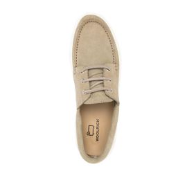 Woolrich Chaussures Bateau En Daim - Tons Neutres - 44