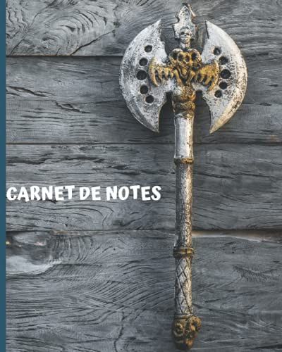 Carnet De Notes Viking: Intérieur Petits Carreaux - Cahier De Notes Original - Cahier Scolaire - Bloc Notes - Idée Cadeau - Cahier De Notes Créatives