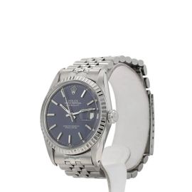 Rolex Montre Datejust 36 Mm (1973) - Bleu