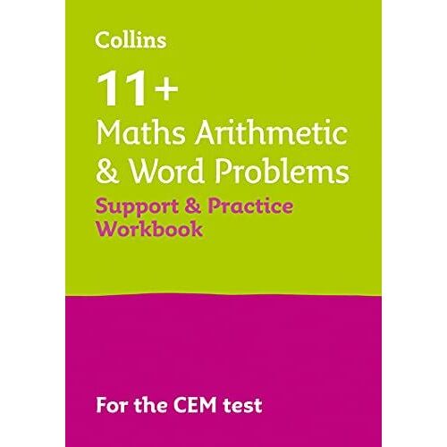 Collins 11+ - 11+ Maths Arithmetic And Word Problems Support And Practice Workbook
