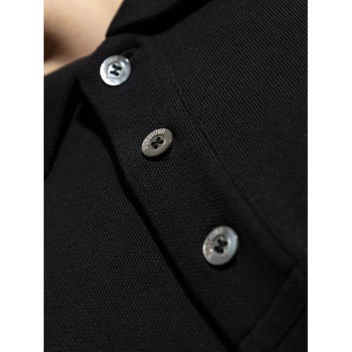 Moschino Polo À Logo Brodé - Noir