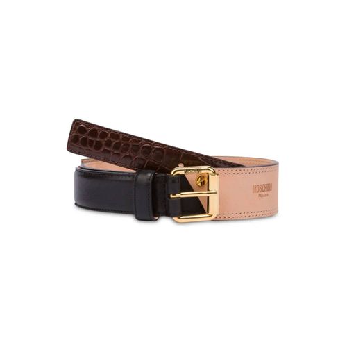 Moschino Ceinture Colour Block - Noir