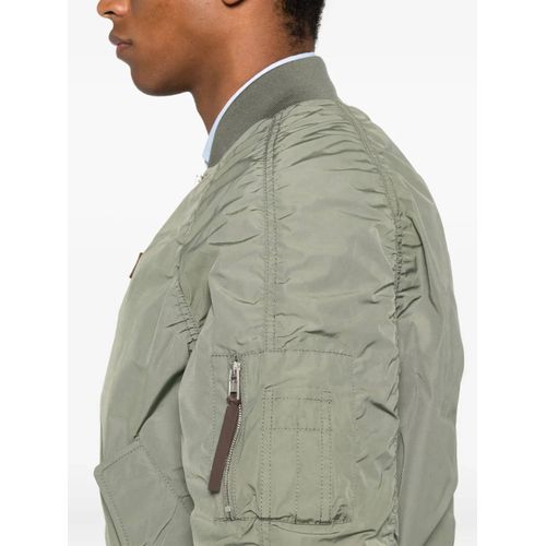 Moschino Veste Bomber À Volants - Vert