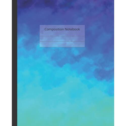Composition Notebook: Wide Ruled 100 Pages - Ocean Interpretation Color (Composition Notebooks - Interpretation Series)
