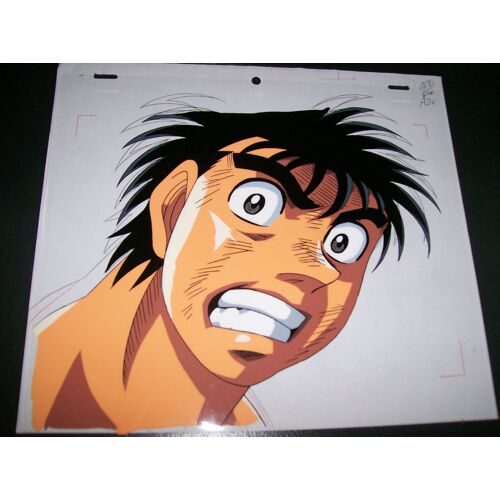 Cellulo Japonais Serie Hajime No Ippo Dans La Peur Et La Crainte A8 T
