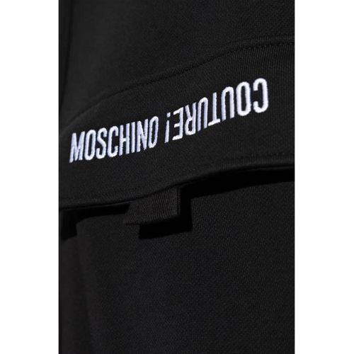 Moschino Sweat En Coton À Col Roulé - Noir