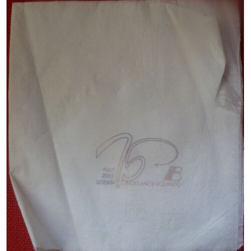 Serviette "Iberia 75 Ans" Cie Aviation Espagnole 1927-2002