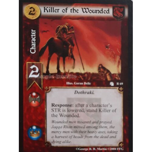 Carte A Game Of Thrones Ccg - Killer Of The Wounded R#69