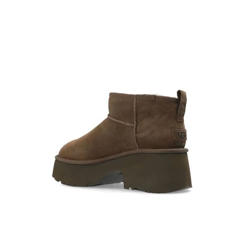 Ugg Bottines Classic Ultra Mini New Heights - Marron