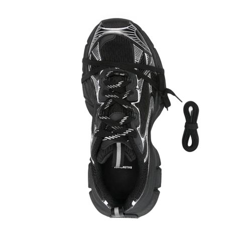 Balenciaga Baskets 3xl À Empiècement En Mesh - Noir