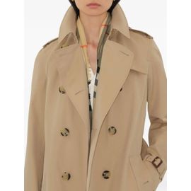 Burberry Trench En Coton À Boutonnière Croisée - Tons Neutres
