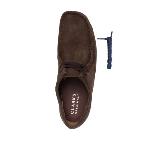 Clarks Originals Mocassins Wallabee En Daim - Marron