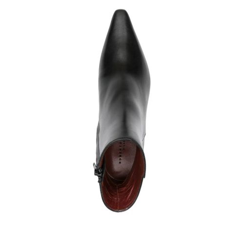 Roberto Festa Bottines Yanira À Bout Pointu 75 Mm - Noir