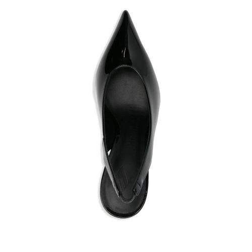 The Attico Escarpins En Cuir À Talon 110 Mm - Noir