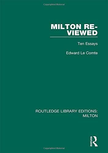 Milton Re-Viewed