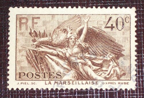 France N° 315 Oblitéré De 1936 - 40c Brun « La Marseillaise De Rude (Haut-Relief De L¿Arc De Triomphe) » - Cote 4 Euros