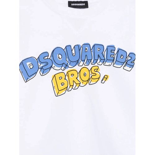 Dsquared2 Kids Sweat À Logo Imprimé - Blanc
