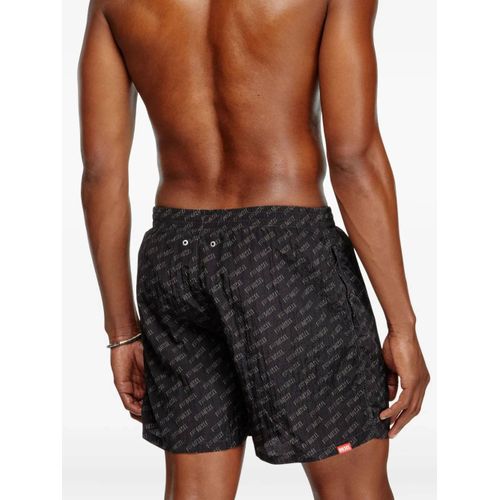 Diesel Short De Bain Daniel À Motif - Noir