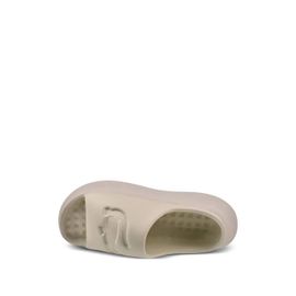 Lacoste Sandales Serve Slide 3.0 À Logo Crocodile - Blanc