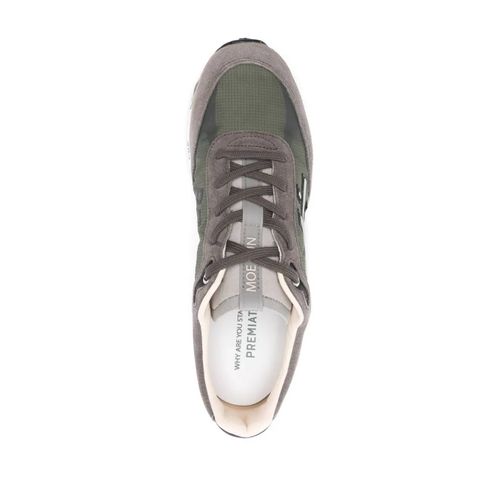 Premiata Baskets Moerun 7106 En Daim - Vert