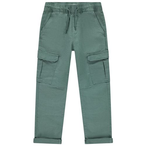 Pantalon Cargo À Taille Élastiquée Pour Garçon - Bleu