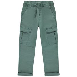 Pantalon Cargo À Taille Élastiquée Pour Garçon - Bleu