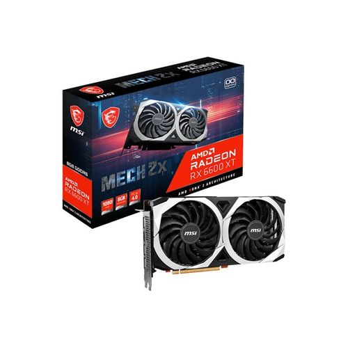 MSI Radeon RX 6600 XT MECH 2X 8G OC - Carte graphique - Radeon RX 6600 XT - 8 Go GDDR6 - PCIe 4.0 - 3 x DisplayPort, HDMI