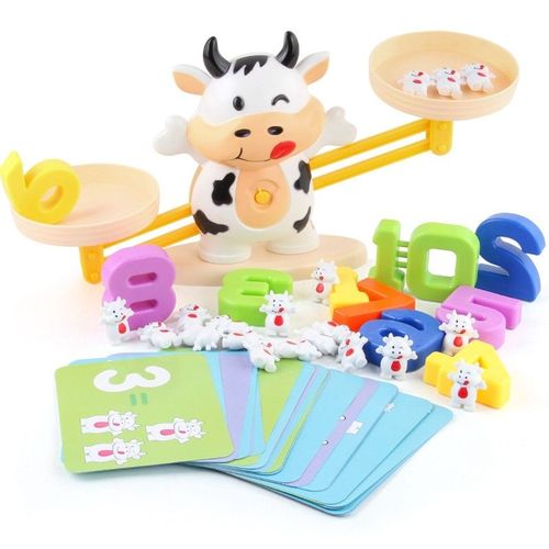 Maths Match Jouet Vache �quilibrage �chelle Pr�scolaire Num�ro Balance Jouets B�b� �ducatif Apprentissage Jeu De Soci�t� Cadeau