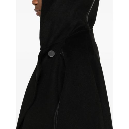 Yves Salomon Manteau À Capuche - Noir