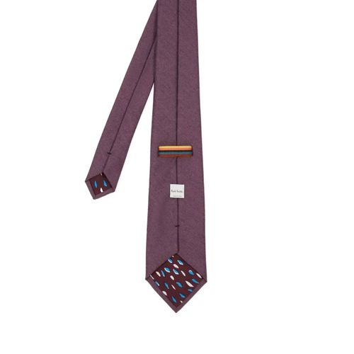Paul Smith Cravate À Doublure Mouchetée - Violet