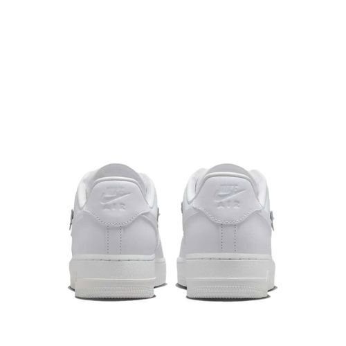 Nike Baskets Air Force 1 En Cuir À Fleurs - Blanc