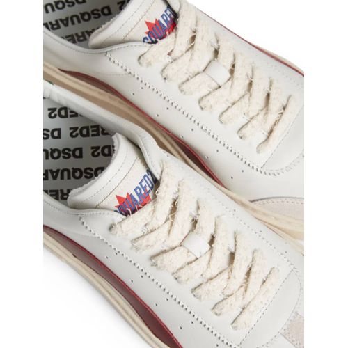 Dsquared2 Baskets En Cuir - Blanc