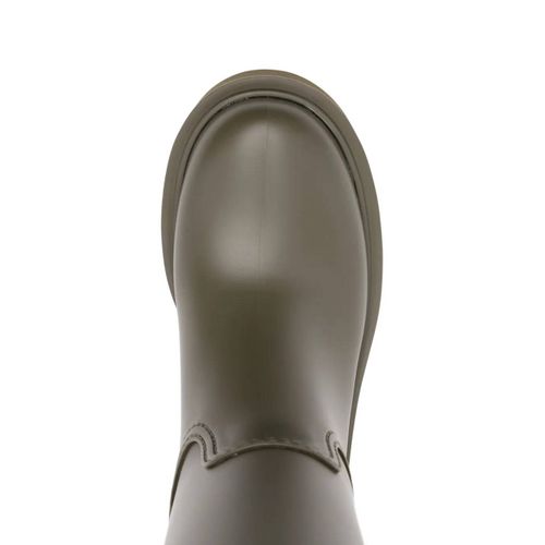 Moncler Bottines De Pluie À Logo - Vert