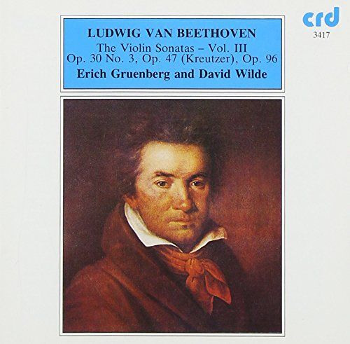 Sonates Pour Violon Et Piano Nos- 3, 9 & 10 Gruenberg, Violon & Wilde, Piano