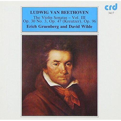 Sonates Pour Violon Et Piano Nos- 3, 9 & 10 Gruenberg, Violon & Wilde, Piano