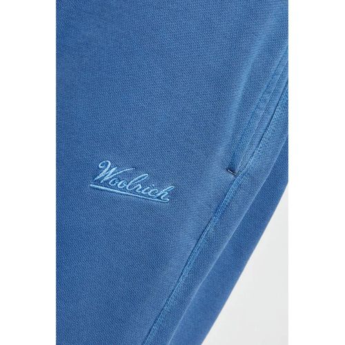Woolrich Pantalon De Jogging À Logo Brodé - Bleu