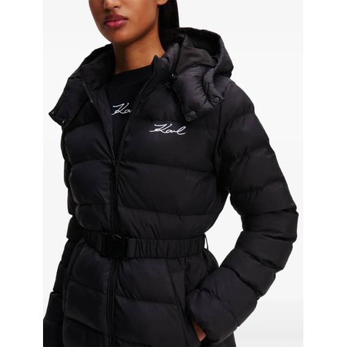 Karl Lagerfeld Doudoune À Motif K/Signature - Noir