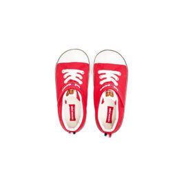 Miki House Baskets À Attache Scratch - Rouge