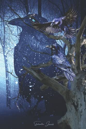Dark Forest Raven Writing Journal: 6"X9" Writing Journal With 120 Lined Gothic Themed Pages