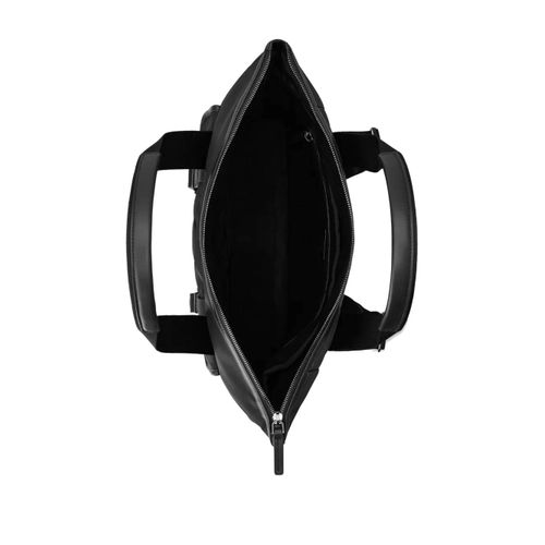 Tod's sac à dos à double anse et boucles - Noir