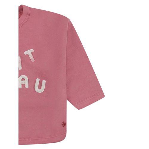 Petit Bateau Sweat À Ourlet Asymétrique - Rose