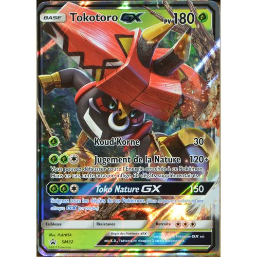 Carte Pokémon Sm32 Tokotoro Gx 180 Pv Série Promo Neuf Fr