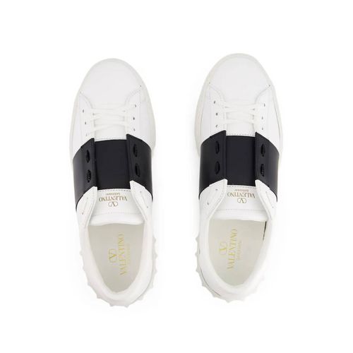 Valentino Garavani Baskets Rockstud - Blanc